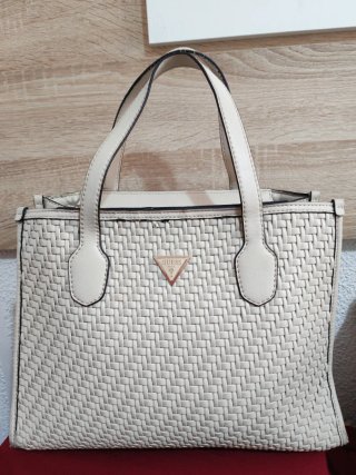 Bolso Guess Beige Tejido