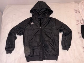 Abrigo acolchado deportivo LUANVI negro