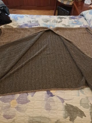 Poncho Chal Marrón