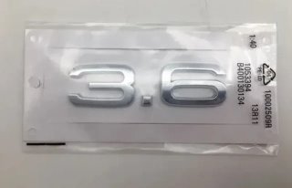 Emblema lateral o trasero logo Audi 3.6