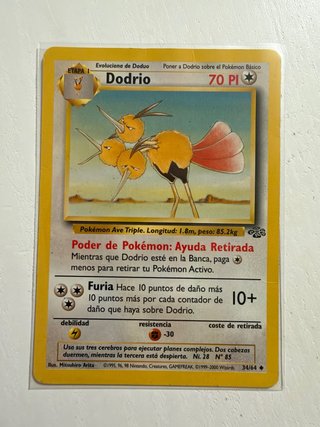 Carta Pokémon Dodrio - Jungle