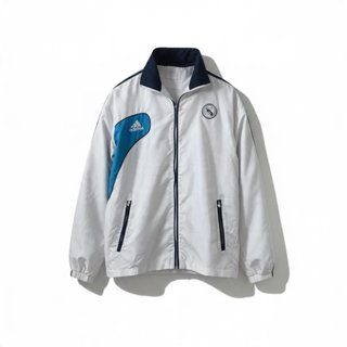 Chaqueta Adidas Real Madrid Blanca y Azul