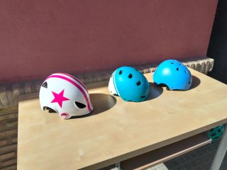 Set de 3 Cascos para Niño (Bici y Skate)