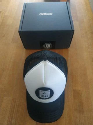 Gorra Oblack Classic Blanca y Negra
