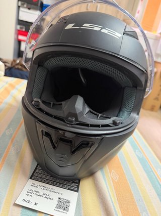Casco Moto LS2 FF353 Rapid II Negro Talla M