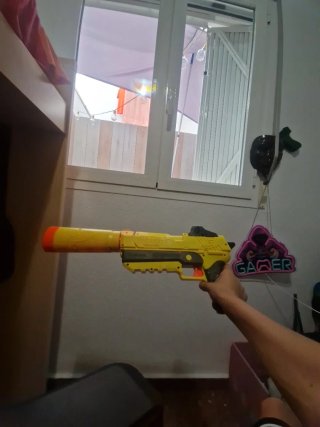 Pistola de Juguete Amarilla nerf