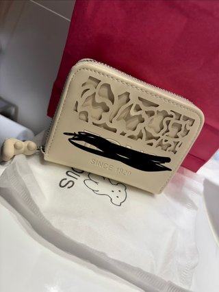 Cartera Tous Beige con Motivo de Osos