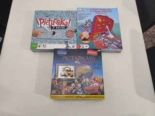3 Giochi da Tavolo Pictureka, Sea Battle, Pictionary