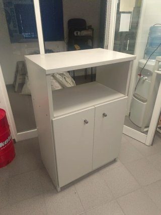 Mueble de oficina gris