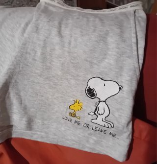 Short pijama Oysho talla L Snoopy