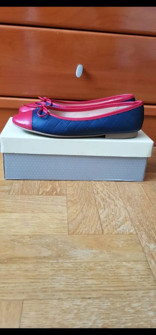 Manoletinas Tizzas Azul y Rojo