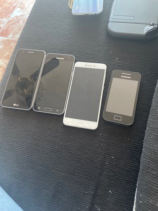 Lote de 4 móviles para piezas
