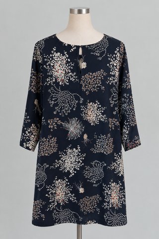 Vestido Estampado Estilo Japonés