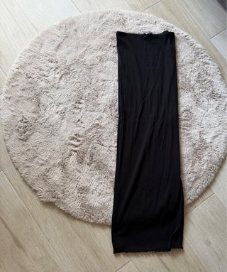 Falda larga negra talla única