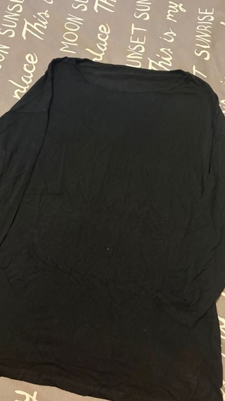 Camiseta Básica Negra Talla M