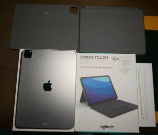 iPad Pro 11 M2 + teclado Logitech+ Pencil