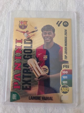 Carta Adrenalyn Lamine Yamal Extra Gold 24-25