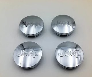 Centro de rueda Jeep 64 mm color plata