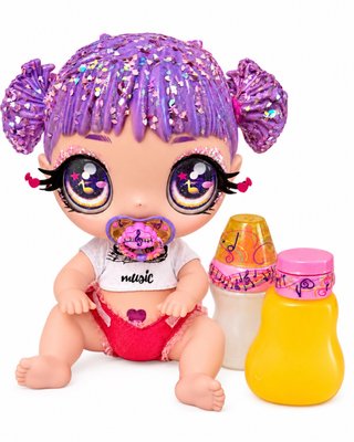 Muñeca Glitter Babyz con accesorios