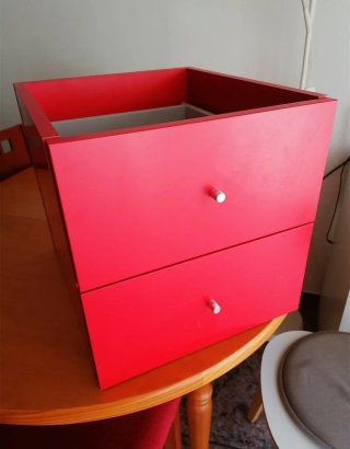 Cajonera Ikea Expedit Roja