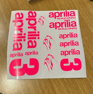 Kit Pegatinas Aprilia Racing