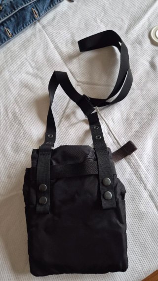 Bolso de lona negro