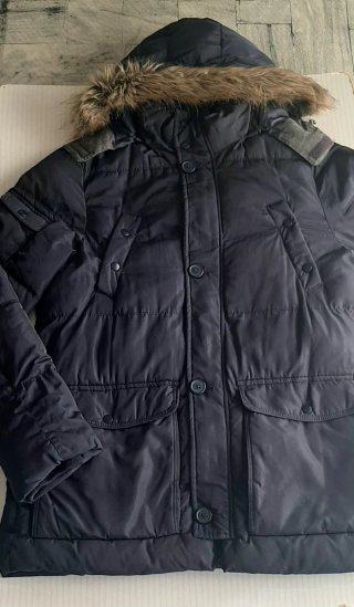 Plumifero Hombre Azul Talla L