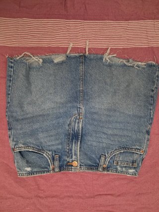Falda vaquera bershka
