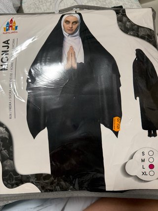 Disfraz de Monja Partilandia Talla M