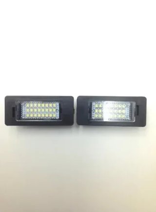 Luces LED matrícula dos puertas BMW plafones