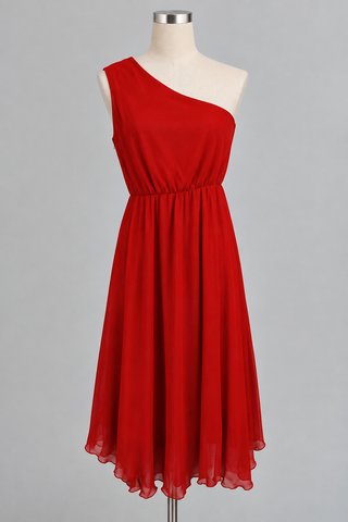 Vestido Rojo Asimétrico Veneno en la Piel