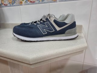 Zapatillas New Balance Azul y Gris