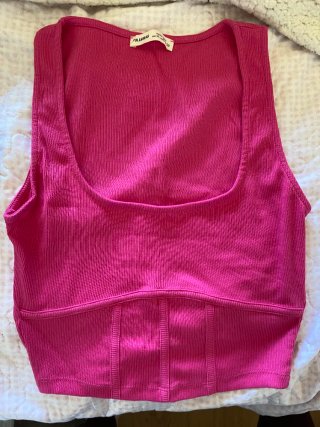 Top Pull&Bear Rosa Talla m