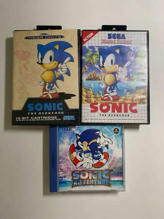 3 Juegos Sonic Sega Mega Drive Master System Dream