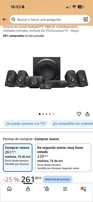 Sistema de Altavoces Logitech 5.1