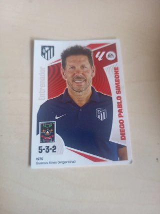 Carta Fútbol Diego Pablo Simeone