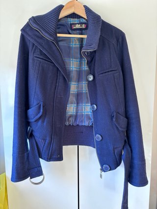 Chaqueta de paño azul