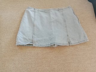 Falda pantalón vaquera azul