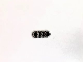 Logo llave Audi 16 mm plata