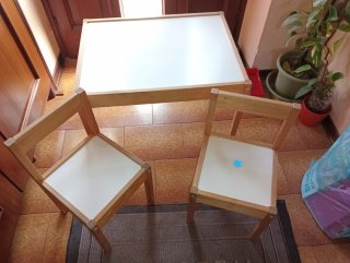 Tavolo e 2 Sedie Bambini IKEA LÄTT