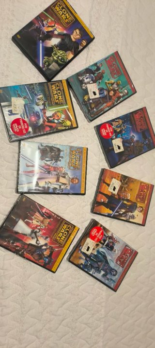 Star Wars: The Clone Wars DVD son 8 unidades