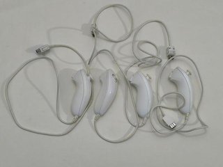 4 Nunchuk Blancos Nintendo Wii Originales