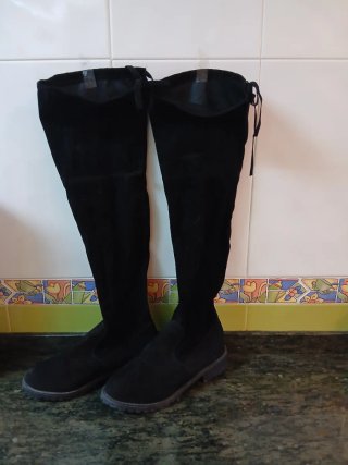 Botas altas mujer negras