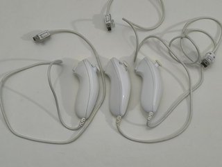 3 Nunchuk Blancos Nintendo Wii Originales