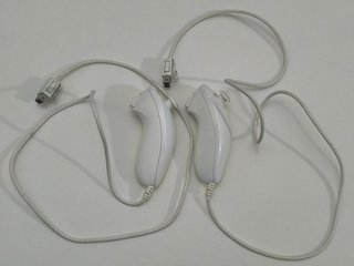 2 Nunchuk Blancos Nintendo Wii Originales