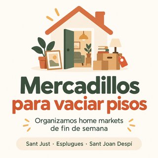 Organizamos mercadillos para vaciar pisos