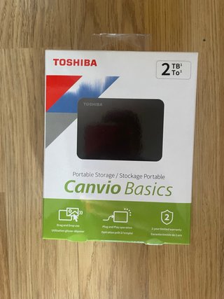 Disco Duro externo Toshiba Canvio Basics 2TB