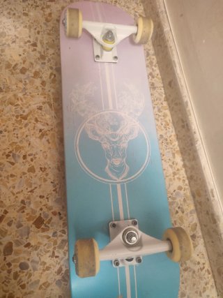Skate con diseño de ciervo