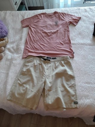 Conjunto Camiseta y Pantalón Corto Talla S