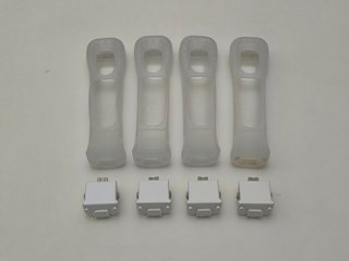 4 Motion Plus Blancos Nintendo Wii + 4 Fundas